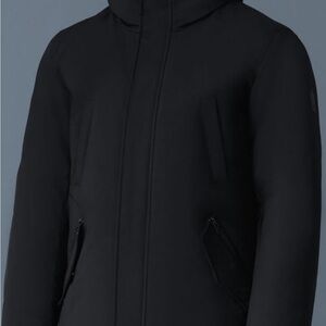 Mackage Men's Black Hooded Puffer Coat